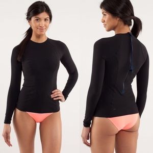 lululemon board balance rash guard NWOT
